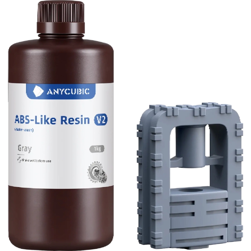 Фотополимерная смола ANYCUBIC ABS-Like Resin v2 1 кг Gray (SAB2GY-101D)