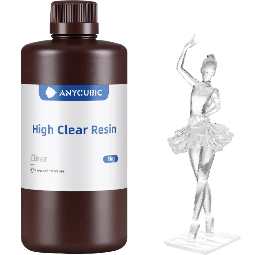 Фотополімерна смола ANYCUBIC High Clear Resin 1 кг Transparent (STMGCL-102C)