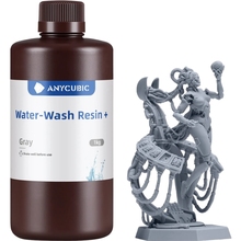 Фотополімерна смола ANYCUBIC Water-Wash Resin+ 1 кг Gray (SSXGY-104D)