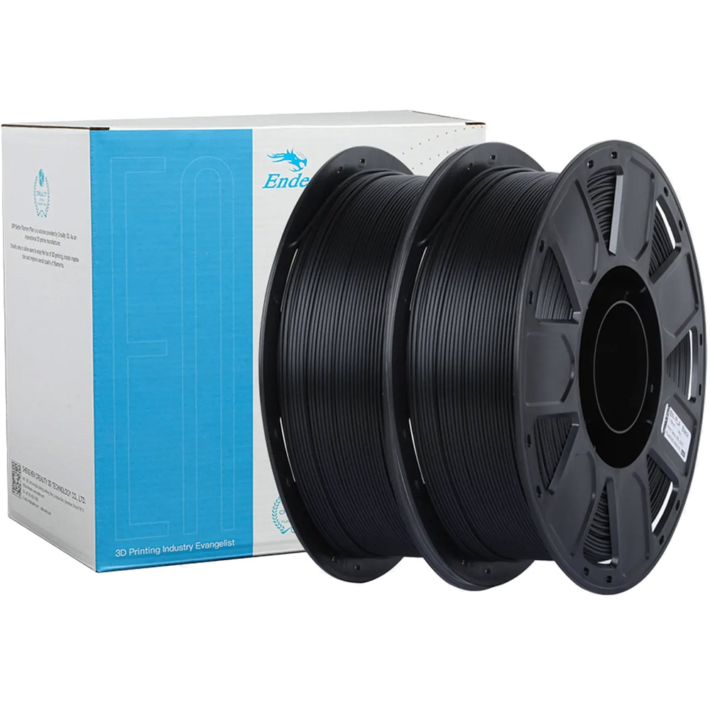 Пластик для 3D принтера CREALITY PLA 2x1кг 1.75мм Black (3301010326)