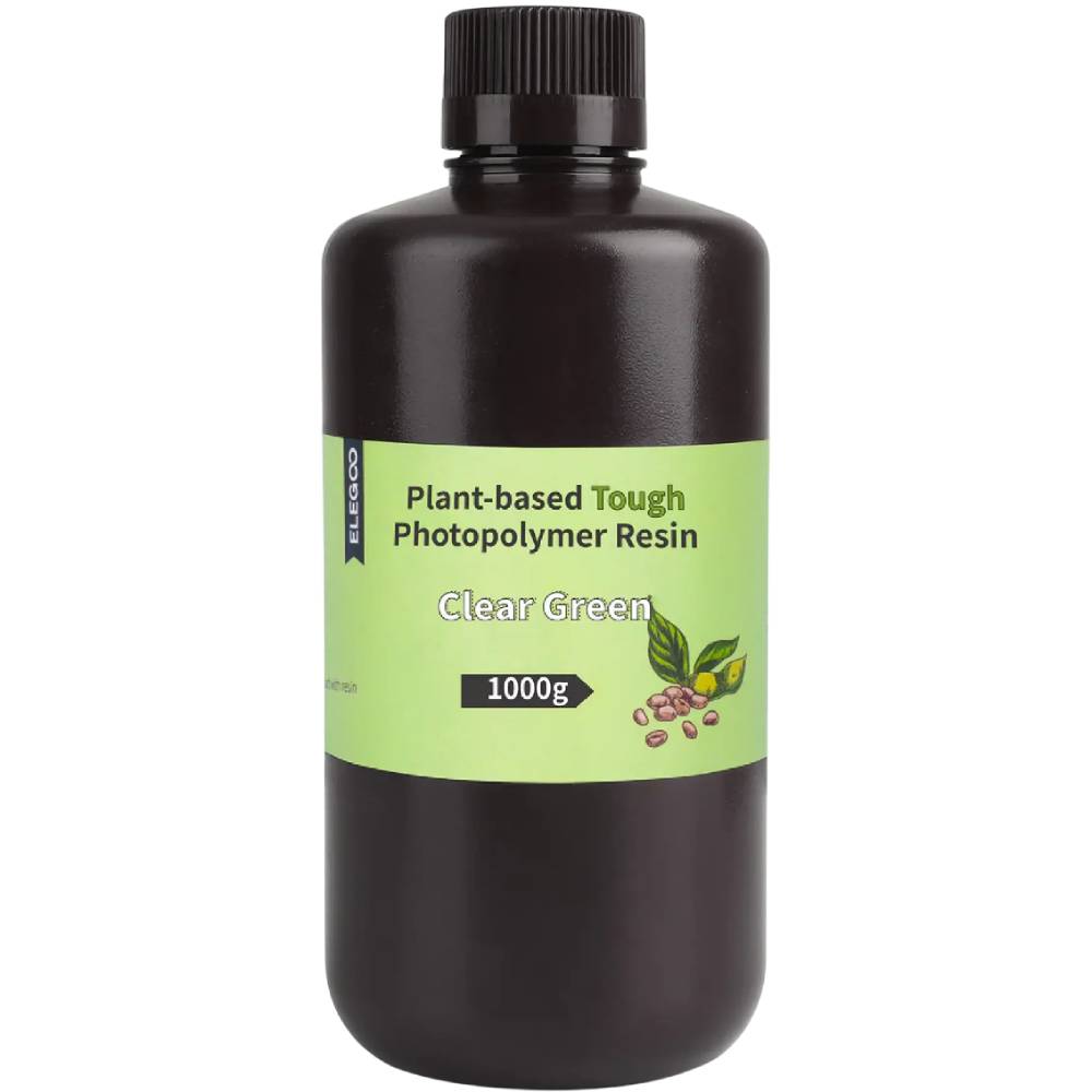 Фотополімерна смол ELEGOO Plant-Based Resin 1 кг Green (50.103.0032)