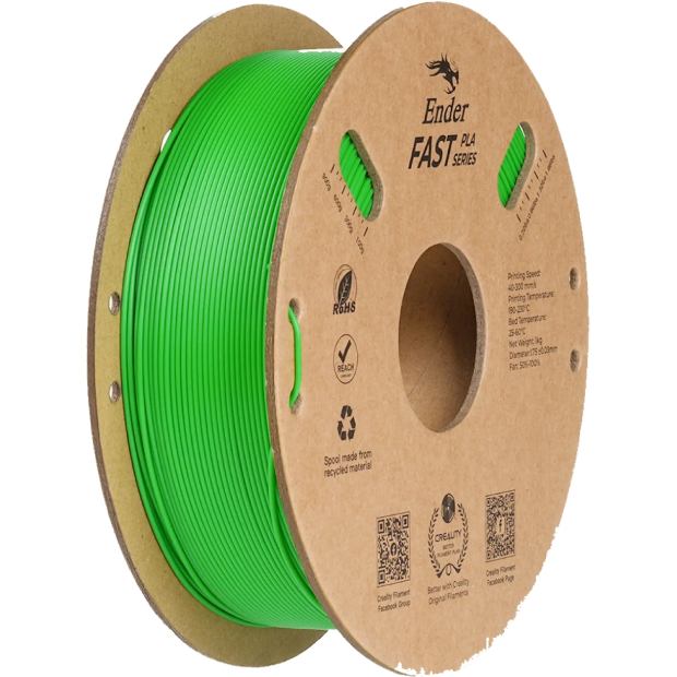 Пластик для 3D принтера CREALITY Fast PLA Filament 1 кг 1.75 мм Green (3301010429) Пластик для 3D принтера CREALITY Fast PLA Filament 1 кг 1.75 мм Green (3301010429)