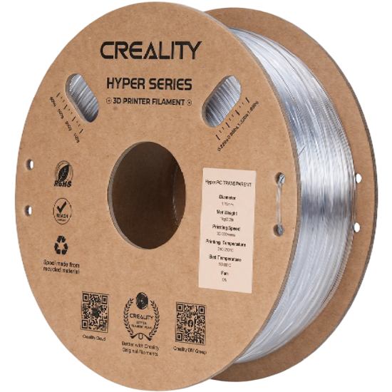 Пластик для 3D принтера CREALITY Hyper PC Filament 1 кг 1.75 Transparent (3301070013) Тип пластика PC