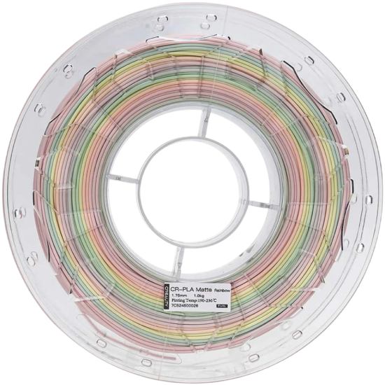 Пластик для 3D принтера CREALITY PLA Filament 1 кг 1.75 мм Matte Rainbow (3301010458) Додатково технологія друку: FDM (Fused deposition modeling)