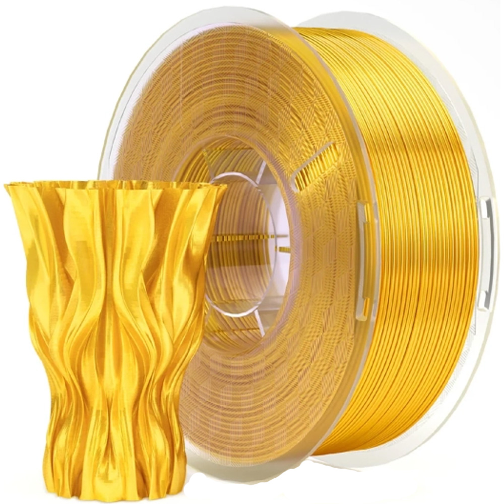 Пластик для 3D принтера ELEGOO PLA Filament 1кг 1.75мм Gold (50.203.0091) Додатково технологія друку FDM (Fused deposition modeling)