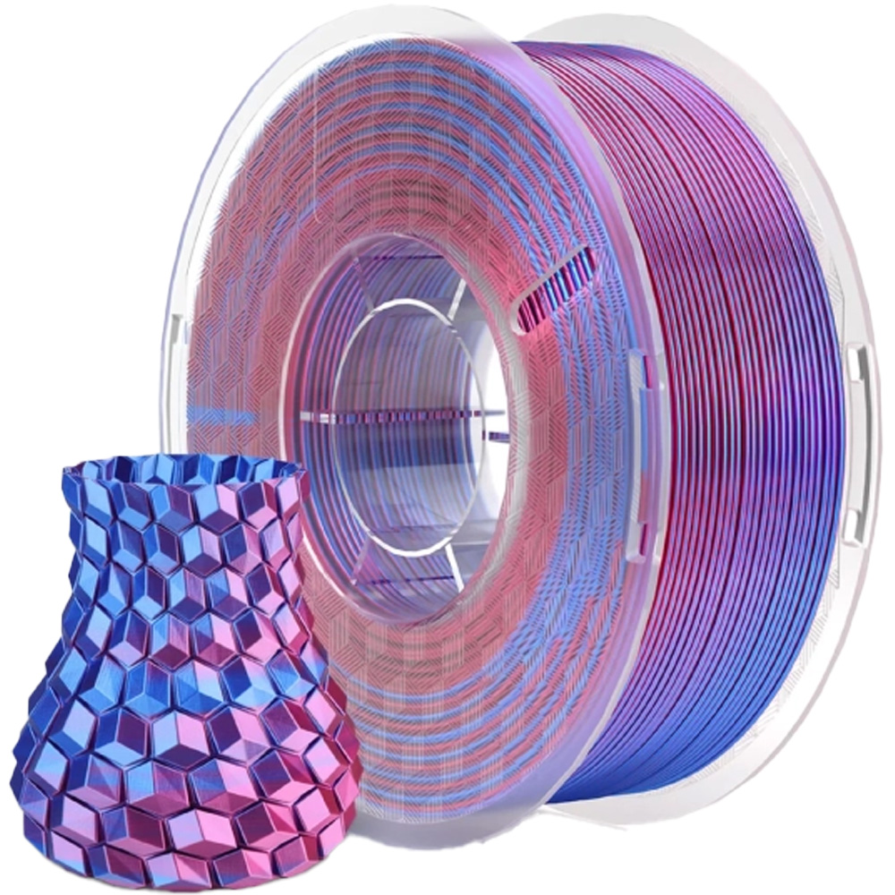 Пластик для 3D принтера ELEGOO PLA Filament 1кг 1.75мм Blue-violet (50.203.0284) Дополнительно технология печати FDM (Fused deposition modeling)