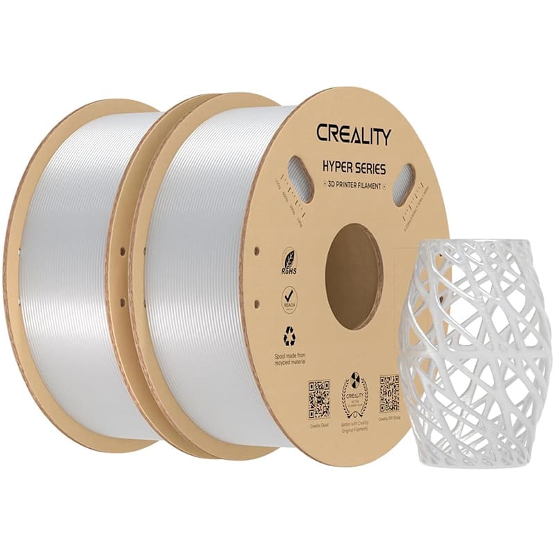Пластик для 3D принтера CREALITY Hyper PETG 1.75 мм 2 x 1 кг Transparent (3301030076)