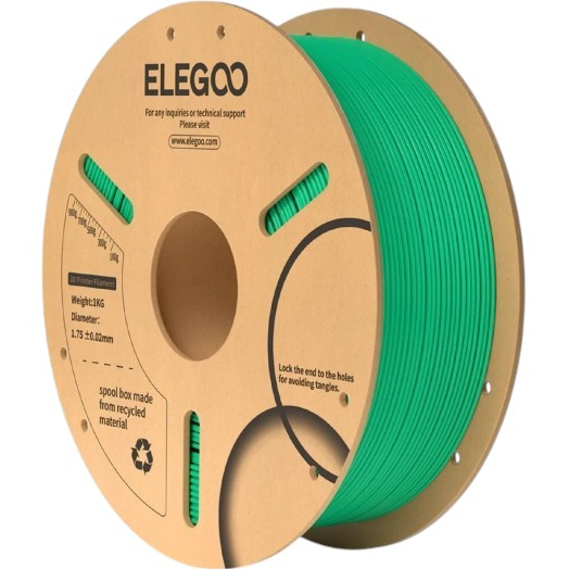 Пластик для 3D принтера ELEGOO PLA 1кг 1.75мм Sea Green (50.203.0108)