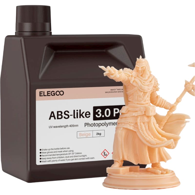 Фотополимерная смола ELEGOO ABS-like 3.0 pro 2 кг Beige (50.103.0249)