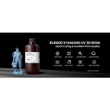 Фотополімерна смола ELEGOO Standard Resin 2 кг Grey (50.103.0273)