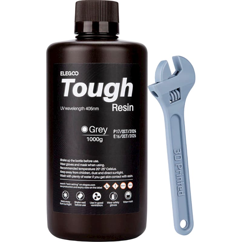 Фотополімерна смола ELEGOO Tough Resin 1 кг Grey (50.103.0274)