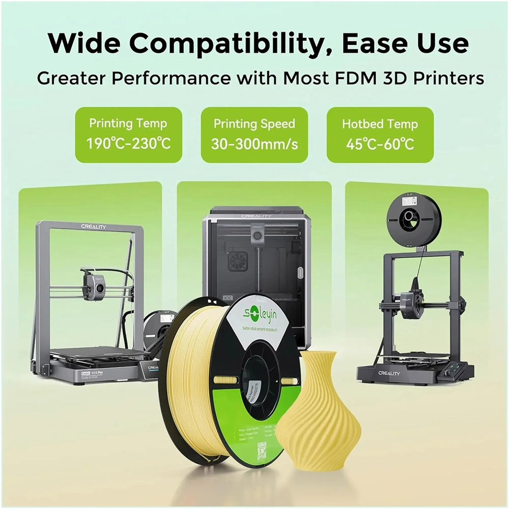 Фото Пластик для 3D принтера Creality Soleyin Ultra PLA Filament 1 кг Rosehip (3301010509)