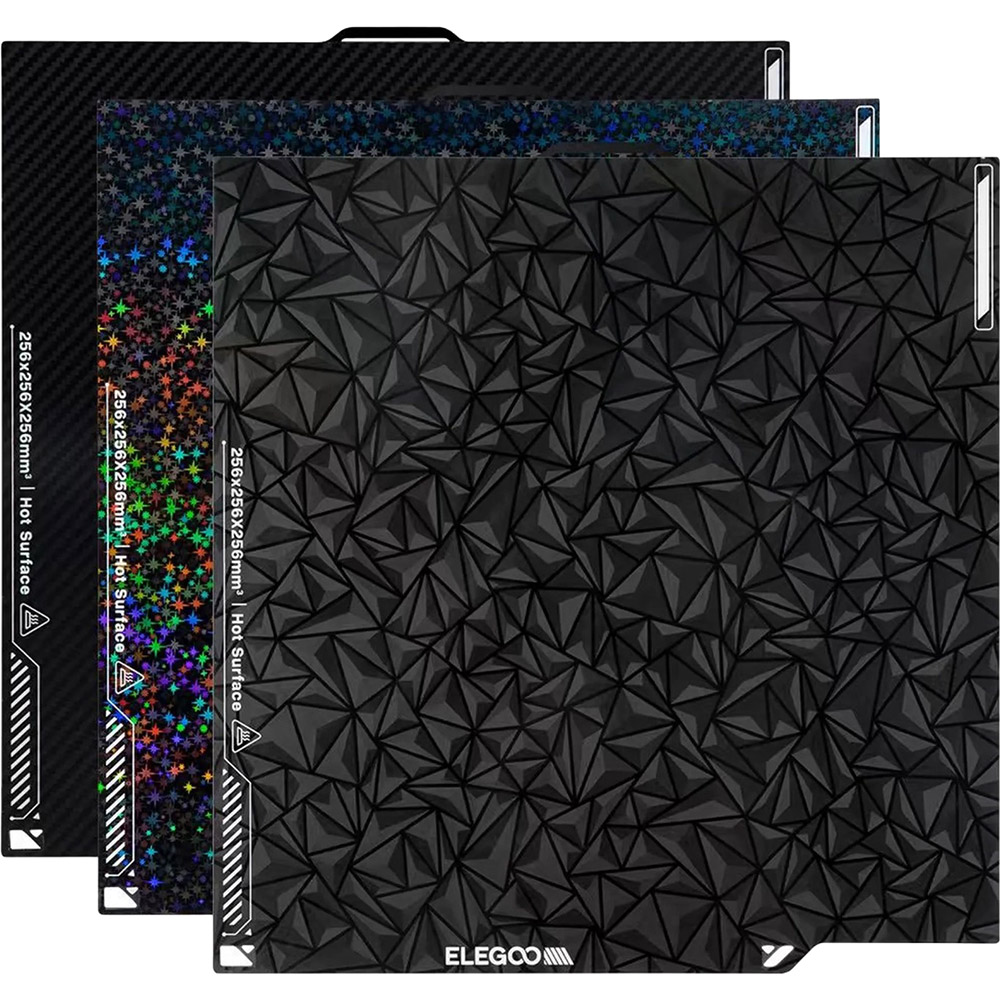 Накладка для платформи ELEGOO з PEI та PEO покриттям для 3D принтера ELEGOO Centauri Carbon 3pcs (50.204.0143)