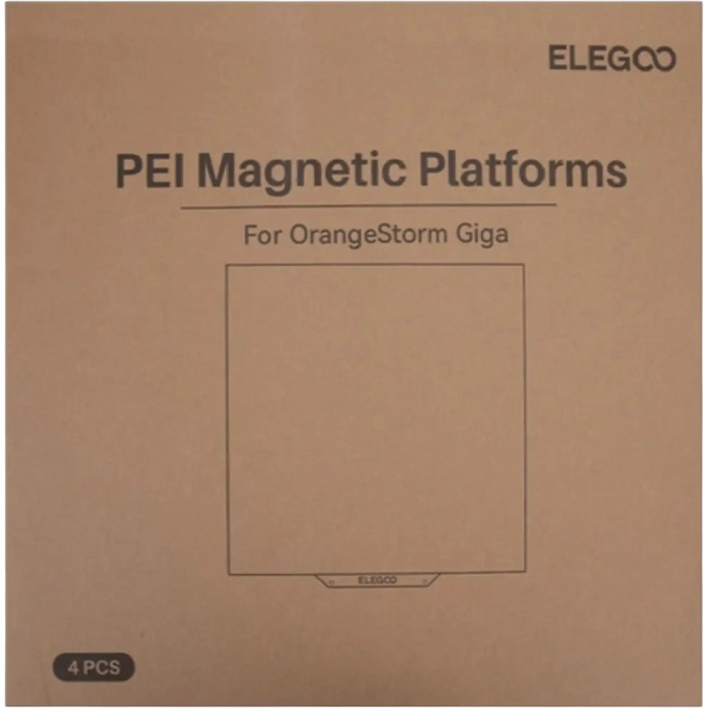 Фото 2 Накладка для платформи ELEGOO з покриттям PEI для 3D принтера OrangeStorm Giga (50.204.0105)
