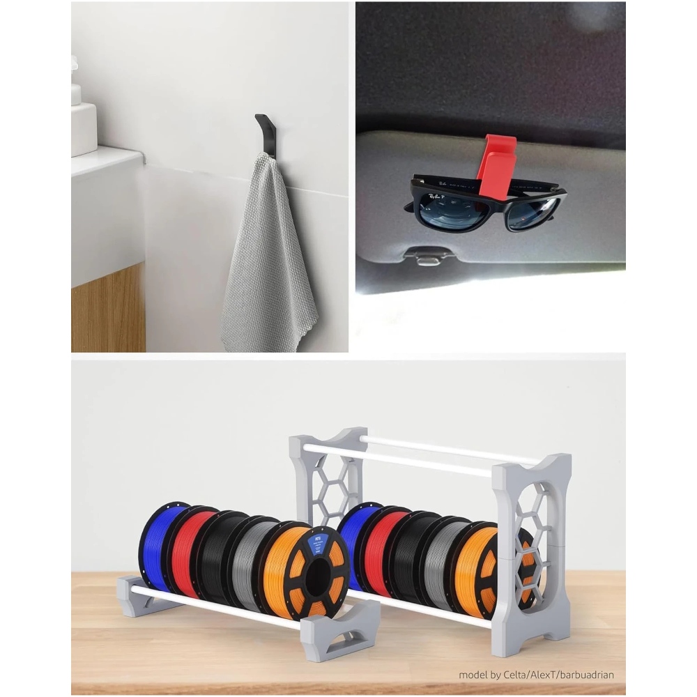 Зовнішній вигляд Пластик для 3D принтера ELEGOO PETG 1кг 1.75мм Transparent (50.203.0394)