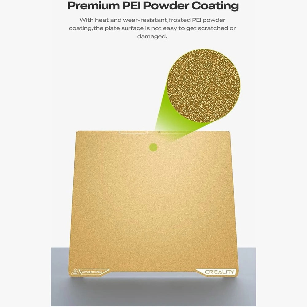 Зовнішній вигляд Накладка для платформи CREALITY з покриттям PEI для 3D принтера K2 (4004090164)