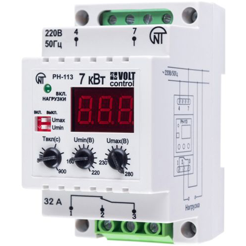 Реле напряжения NOVATEK РН-113