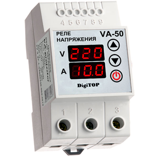 

Реле напряжения/тока DIGITOP VA-50A, Реле напряжения/тока VA-50A