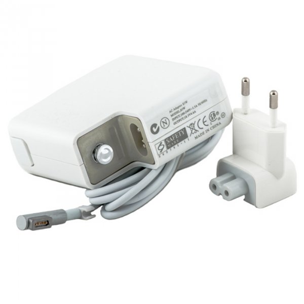 Блок живлення POWERPLANT для ноутбука APPLE 220V 18.5V 85W 4.6A Magnet tip (AP85EMAG) Вихідний струм 4.6