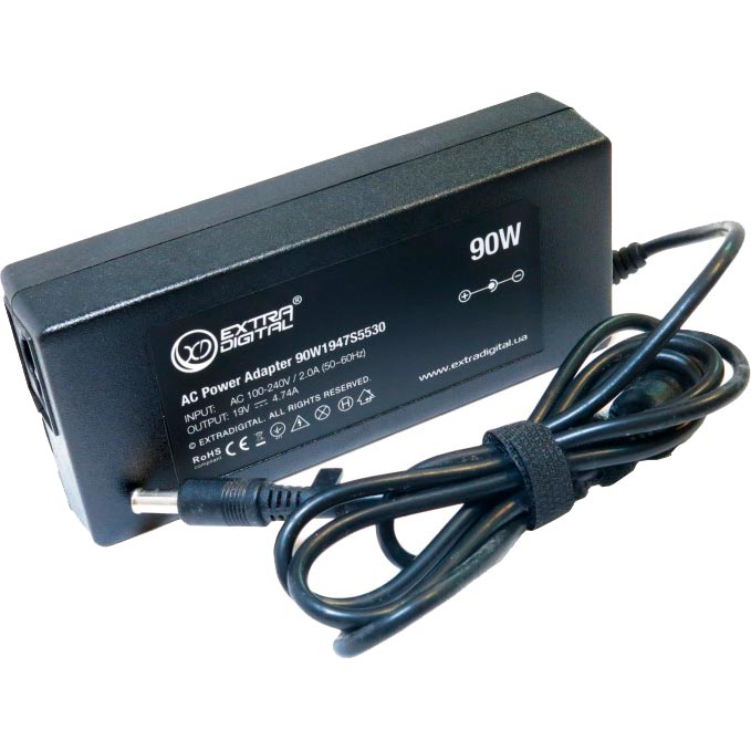 

Блок питания EXTRADIGITAL Samsung 19V, 4.74A, 90W (5.5x3.0) (PSS3813), Samsung 19V, 4.74A, 90W (5.5x3.0)