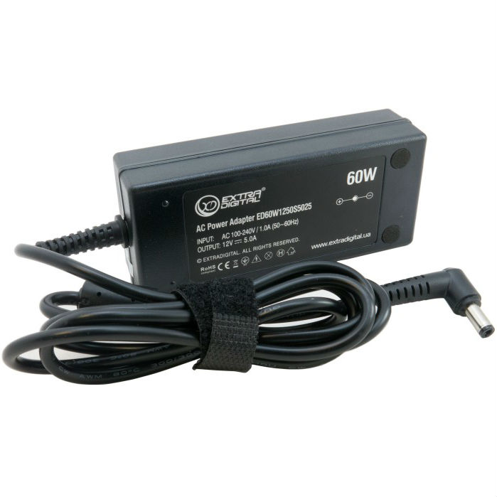 Блок живлення EXTRADIGITAL ED-60W5025, 12V, 5A (PSU3853)