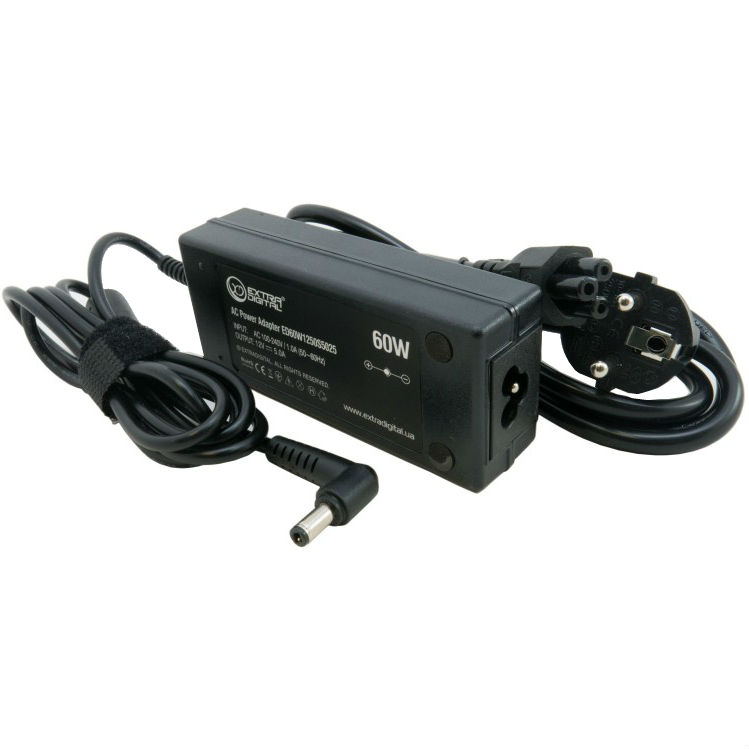 Блок живлення EXTRADIGITAL ED-60W5025, 12V, 5A (PSU3853) Тип універсальний