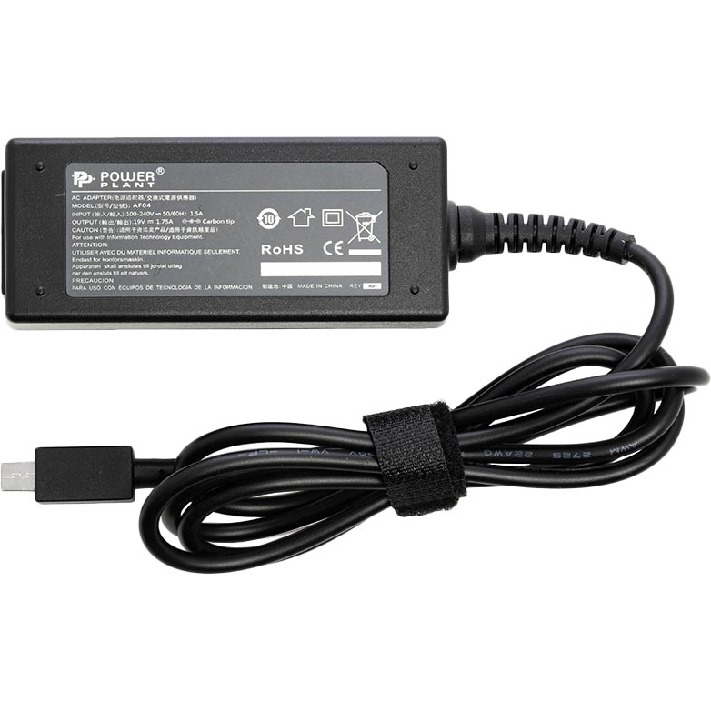 Блок питания PowerPlant для ноутбуков ASUS 220V 19V 33W 1.75A mini-USB (AS33FMUSB)