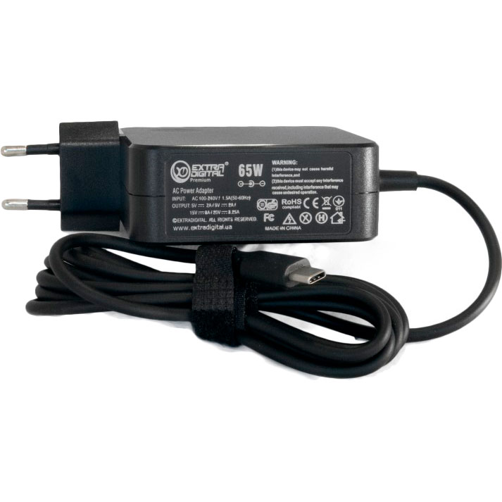 Блок живлення EXTRADIGITAL Lenovo 20V 65W,3.25 A+15V,3A+9V (PSL3891)