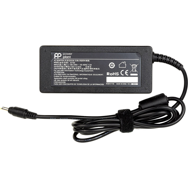 Блок живлення для ноутбуків PowerPlant Asus 220v 19V 50W 2.64 a (AS50F4817)