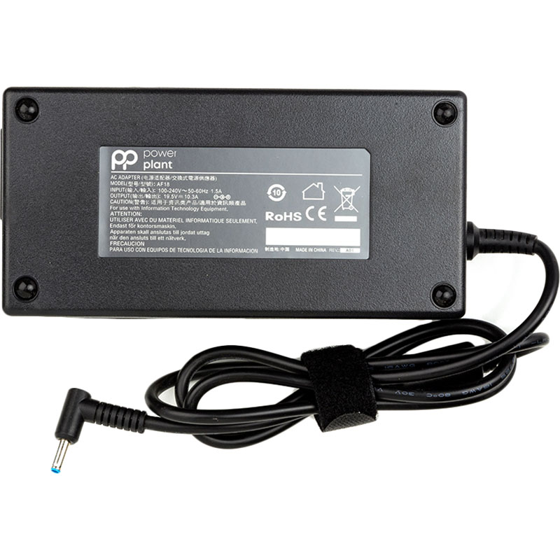 Блок живлення POWERPLANT для ноутбукiв HP 220V 19.5V 200W 10.3A (HP200G4530)