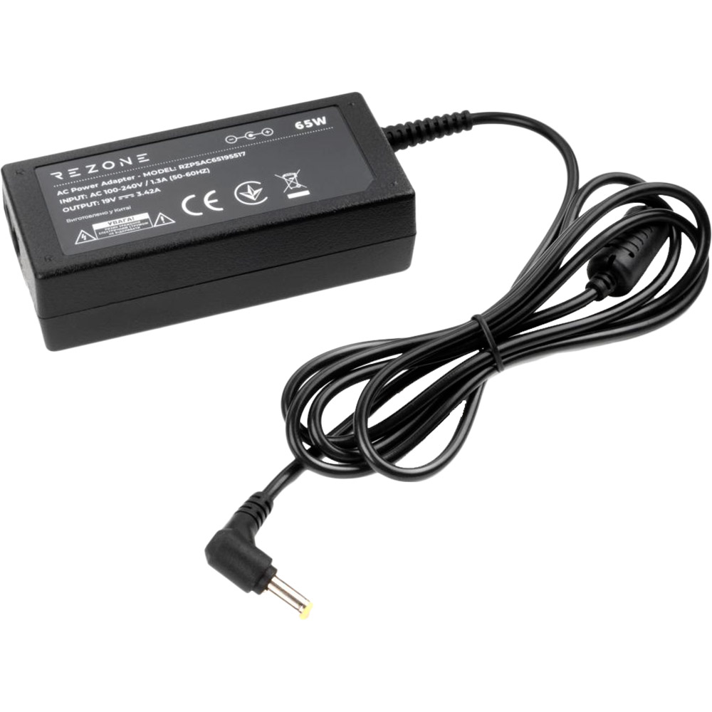 Блок питания REZONE ACER 65W 19V 3,42A 5.5x1.7 (RZPSAC65195517)