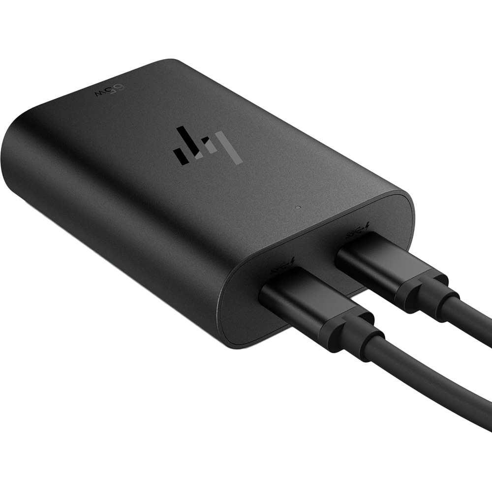 Фото Блок питания HP 65W GaN USB-C LC Black (600Q7AA)