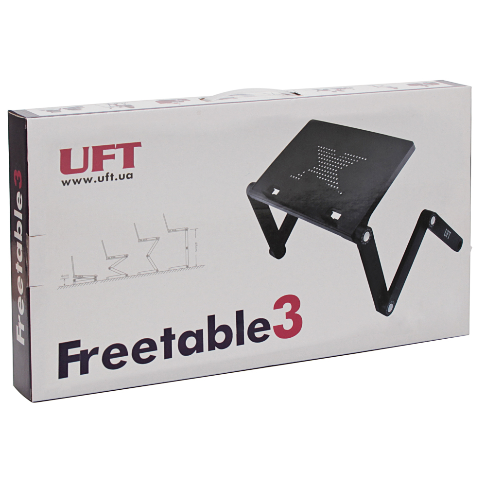 Столик для ноутбука UFT FreeTable-3 Black (uftfreetable-3) Материал пластик
