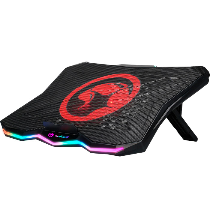 Підставка для ноутбука MARVO FN-40 RGB-LED Black Кількість роз'ємів USB 2.0 2