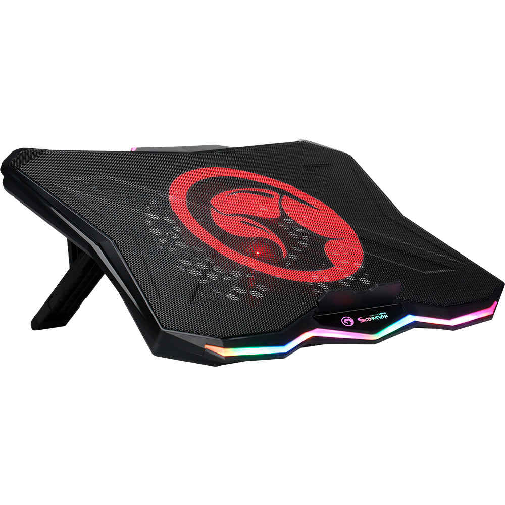 Підставка для ноутбука MARVO FN-40 RGB-LED Black Колір чорний