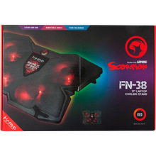 Подставка MARVO FN-38 Red-LED (FN-38RD)