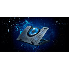 Подставка для ноутбука TRUST GXT 1125 Quno 17.3" BLUE LED Black (23581)