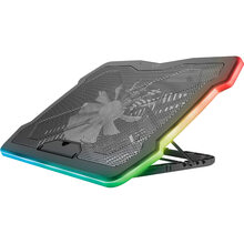 Підставка для ноутбука TRUST GXT 1126 Aura 17.3" RGB Black (24192)