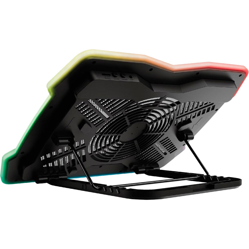 Підставка для ноутбука TRUST GXT 1126 Aura 17.3" RGB Black (24192) Колір чорний