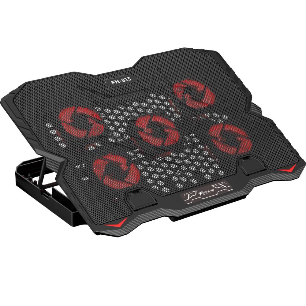 Підставка для ноутбука XTRIKE ME FN-813 5 Fan Red Led Вага 300