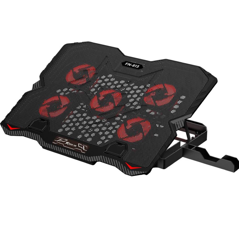 Підставка для ноутбука XTRIKE ME FN-813 5 Fan Red Led Кількість роз'ємів USB 2.0 2