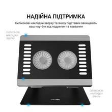 Підставка для ноутбука OFFICEPRO Aluminium alloys Black (LS122B)