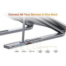 Подставка CHOETECH USB-C 7-в-1 (HUB-M48-GY)