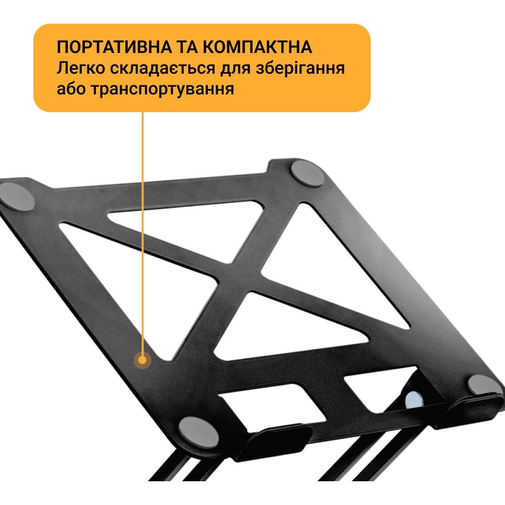 Покупка Підставка для ноутбука OFFICEPRO LS380B Black Steel