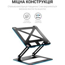 Підставка для ноутбука OFFICEPRO LS380B Black Steel