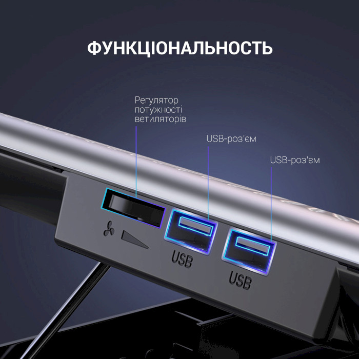 Фото Підставка для ноутбука OFFICEPRO CP620 Silver