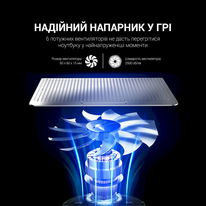 Огляд Підставка для ноутбука OFFICEPRO CP620 Silver