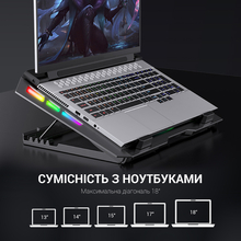 Подставка для ноутбука GAMEPRO CP740 Black