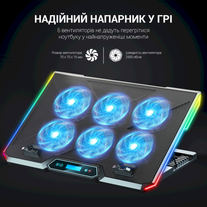 Покупка Подставка для ноутбука GAMEPRO CP890 Black