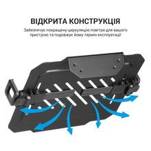 Настільне кріплення-підставка для ноутбука OFFICEPRO LH313B 12-17" Black